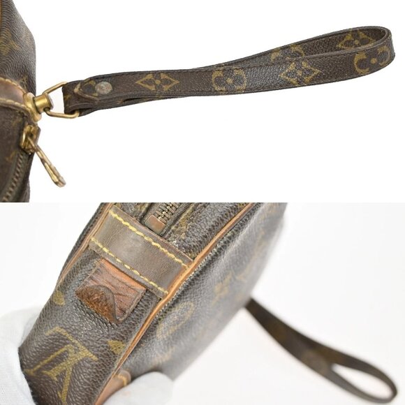 LOUIS VUITTON Marly Dragonne GM Clutch Hand Bag Monogram Brown M51825 02FC030 - Picture 8 of 15